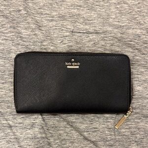 Kate Spade Black Leather Wallet